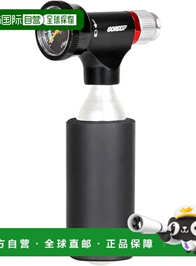 【日本直邮】GORIX CO2打气筒 GX-COHM 带气压计 高反弹