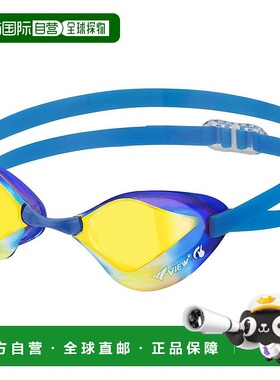 日本直邮View 泳镜 BLADEF 透明蓝 x 橙