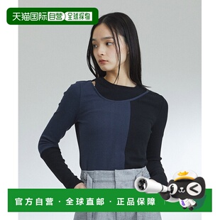 日本直邮UNITED 女士不透明无衬里不伸缩层叠不规则剪裁T恤 TOKYO