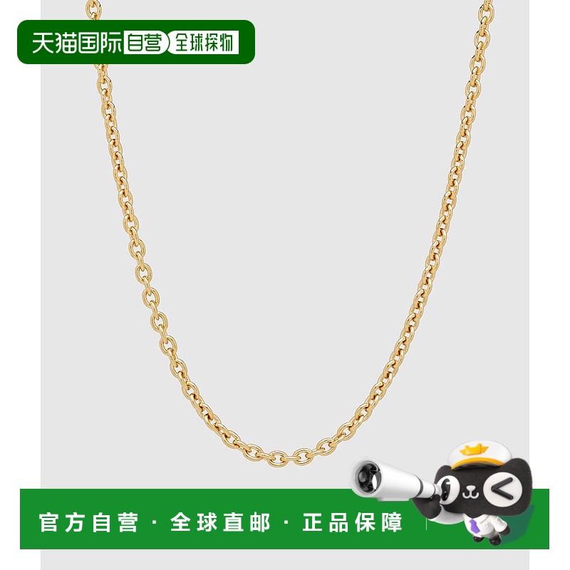 1h可退 日本直邮TOMWOOD Ada Chain Slim 15英寸金色项链 1014261