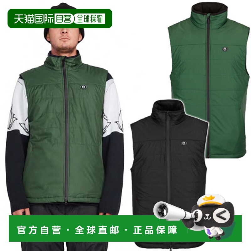 日本直邮VOLCOM/Volcom UTILITY PUFF背心男女二层滑雪服内衣2023