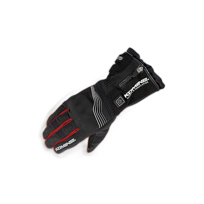 【日本直邮】KOMINE摩托车保护电热手套12V秋冬春防水防寒碳弹性