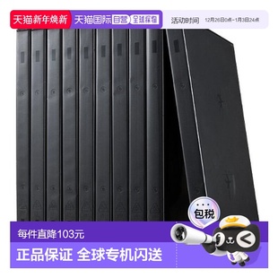 黑色200 10个DVD高脚盒 Sanwa山业DVD盒6张收纳 FCD0 日本直邮