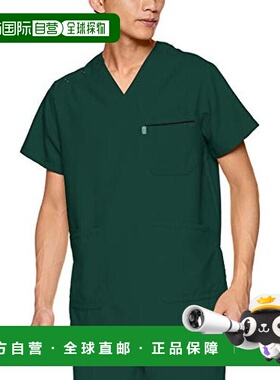 【日本直邮】Mizuno医生手术服 男女皆可抗菌防静电苔绿色 S MZ00