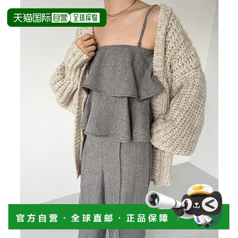 1h可退 日本直邮olu. 女士宽松款粗针织开衫外套 OL24OAD05