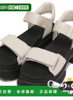 日本直邮UGG 阿什顿踝带穆勒凉鞋 女士 [UG1763BW13421] 白色 黑