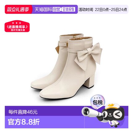 日本直邮日潮 GRL 女款 3Way带缎带短靴 gd1609 日系清楚系穿搭