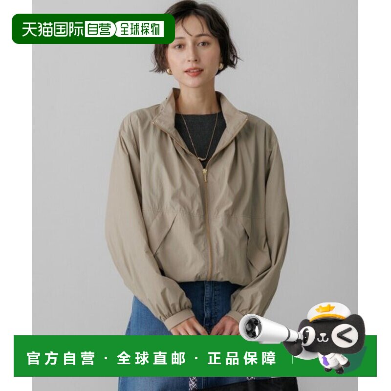 日本直邮23区 轻量尼龙材质打字机风格两用风衣夹克连衣裙图片