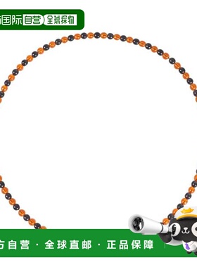 日本直邮PHITEN 极端 EXTREME 钛项链 水晶触感 50cm [02] 橙黑色