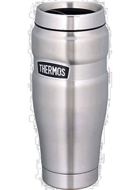 【日本直邮】Thermos膳魔师真空水杯银色不锈钢隔热470ml ROD-001