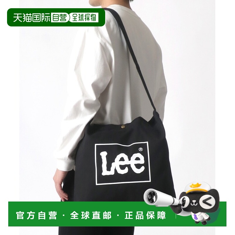 1h可退 日本直邮Lee男女同款2WAY帆布肩背包 大容量通勤斜挎包