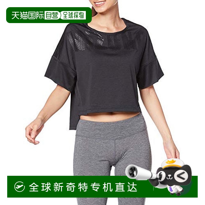 【日本直邮】Mizuno美津浓 训练服短袖T恤 快干32MA0314女士 黑色