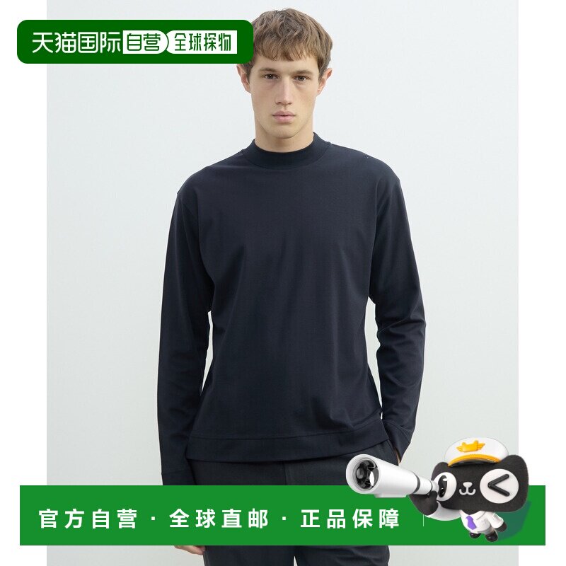 日本直邮MEN'S MELROSE 男士 斯宾铂金莫克领T恤 A0463UTS305图片