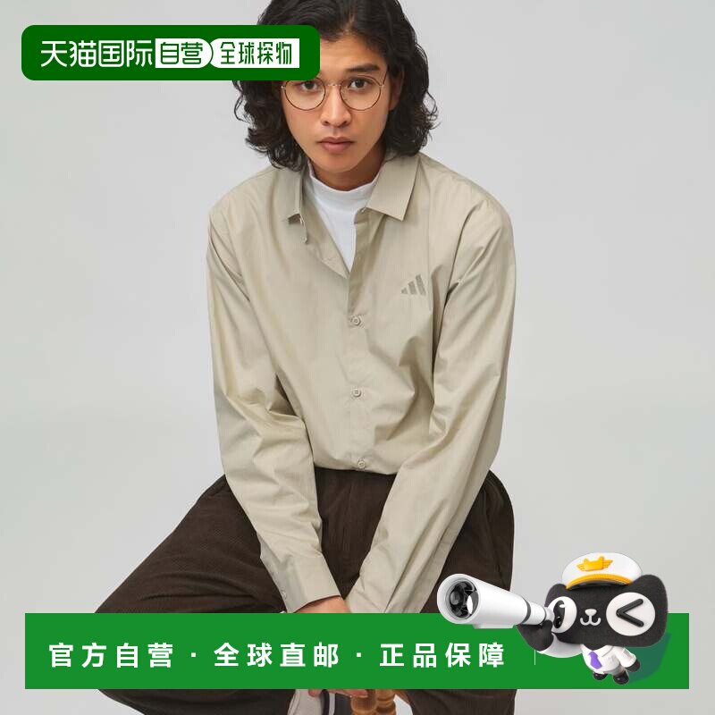 日本直邮adidas 男士长袖衬衫 M LUXA LS 衬衫 AP LF3633 神奇米