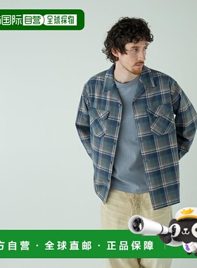 1h可退 日本直邮PENDLETON 开领衬衫牛仔格纹休闲外套夹克男装