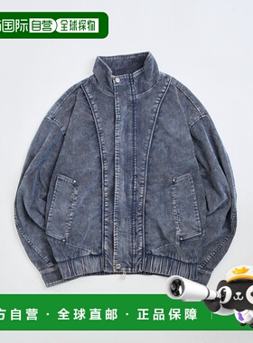 1h可退 日本直邮EPNK男女同款复古水洗灯芯绒夹克 立领设计 63960