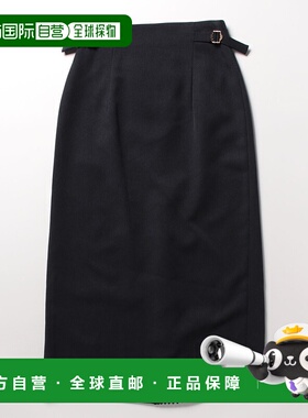1h可退 日本直邮12Twelve Agenda 女士可机洗背部褶皱修身半身裙