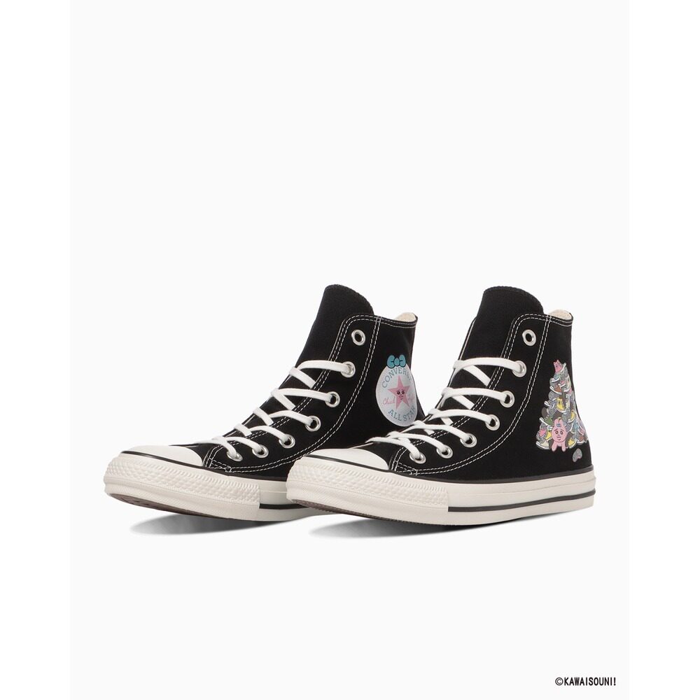 1h可退 日本直邮Converse All Star 男女同款 半筒帆布鞋 可爱兔
