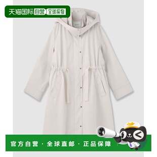 1h可退 日本直邮ANAYI 女装 亮面涤纶摩登风莫兹外套+可拆卸绗缝