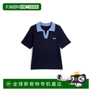 日本直邮日潮 lt89 GRL 配色线缆Polo针织上衣
