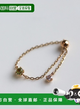 1h可退 日本直邮cui-cui天然佩利多特石戒指K10YG755624cuicui