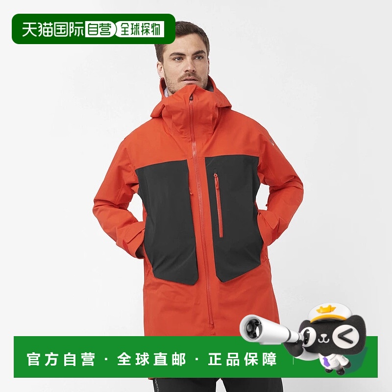 日本直邮Salomon-Salomon男士滑雪夹克立场3L长外套3L长外套M LC2