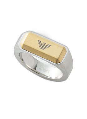 日本直邮EMPORIO ARMANI 戒指印章标志 EGS2711阿玛尼刻字黄铜