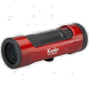 【日本直邮】Kenko肯高单筒望远镜深红色徽标1550x21mm 429075
