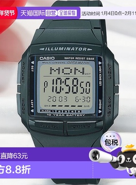 【日本直邮】Casio卡西欧 手表 男士 数字显示 黑色DB-36-1AJH