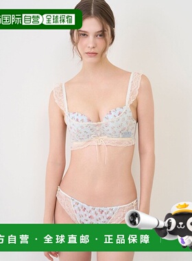 1h可退 日本直邮ANNA SUI 女装 蕾丝拼接 玫瑰印花常规内裤 LLFP2