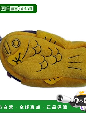 【日本直邮】Shinada化妆包米黄色鲷鱼烧小巧携带拉链WAGY-0128