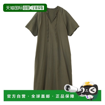 1h可退 日本直邮ROSE BUD 女士丝领短袖连衣裙  202244041008