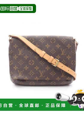 日本直邮中古LV路易威登女包B级9新Musette Tango Short王菲包单