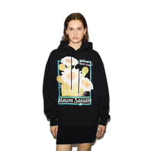 1h可退 日本直邮THROW by SLY 女士多肉艺术印花连帽卫衣 030HA00