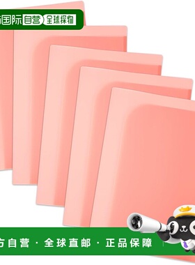 【日本直邮】加双页夹 A4 垂直 2 口袋 粉色 5 本书 FL-190MH 79-