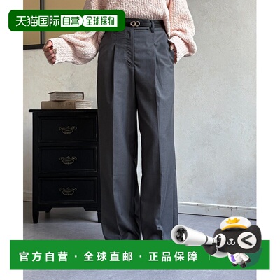 1h可退 日本直邮Thevon 女装 直筒西裤 中线压褶显腿长 PGD106110