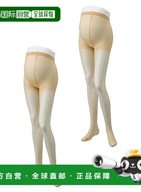 【日本直邮】Inujirushi犬印本铺孕妇装连裤袜2双带前后扣板PS615