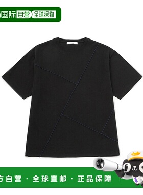 1h可退 日本直邮j.n.r.d 男士拼接线条T恤 2025AAOM05300