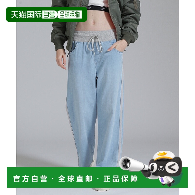 日本直邮AVIREX WAIST RIB牛仔裤子