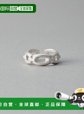 1h可退 日本直邮ete 女士 链条戒指耳夹 2WAY佩戴 大尺寸设计 110