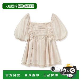 日系甜美穿搭新款 1h可退 衬衫 日本直邮SNIDEL 透视长款