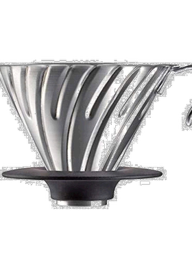 【日本直邮】hario哈里欧V60系列金属咖啡滤杯洗碗机适用1-4杯