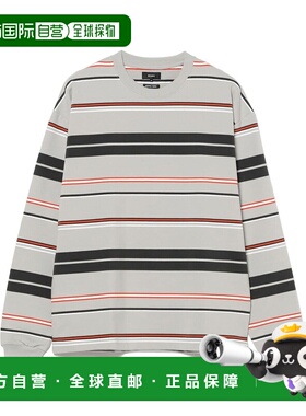 1h可退 日本直邮BEAMS男装 宽松版型长袖T恤 多色条纹设计 111411