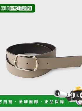 日本直邮UNTITLED 可反转椭圆腰带30mm [UN1285DW64678]