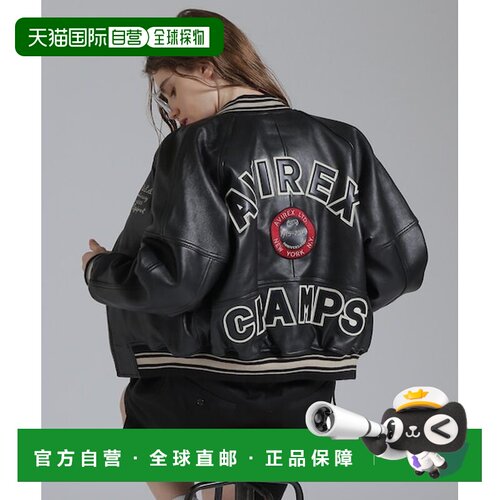 日本直邮AVIREX 50周年纪念款女子VARSITY JACKET运动夹克 [11671