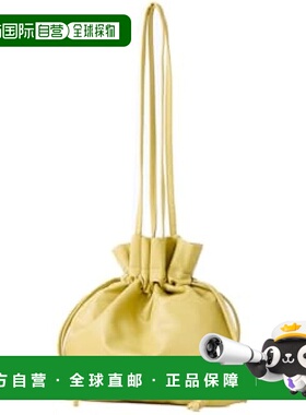 【日本直邮】Legato Largo阿耐洛 女士迷你束口包 可清洗 黄色