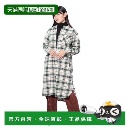日本直邮KRIFF MAYER 女士格纹衬衫连衣裙 2413504L 9 NATURAL 连