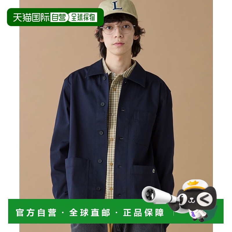 日潮跑腿LACOSTE法国鳄鱼 男女款工作服灯芯绒连体衣夹克 CH9201-