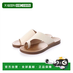 日本直邮【】Vivian Vivian 不对称通式休闲舒适凉鞋(乳白色)