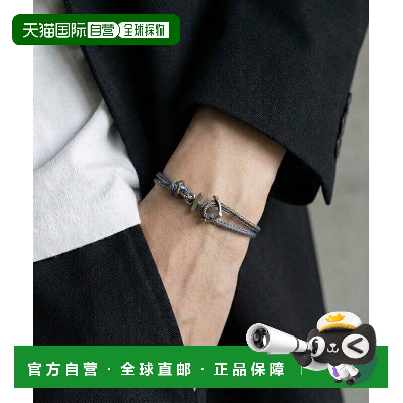 日本直邮IZU 男女同款 海洋锚扣尼龙手链 IZUA303